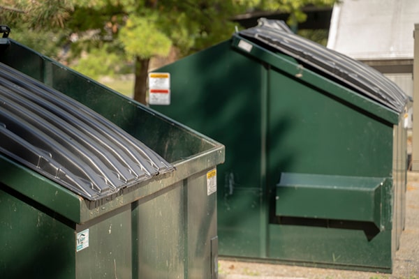 commercial dumpsters can be rented for short-term projects and events